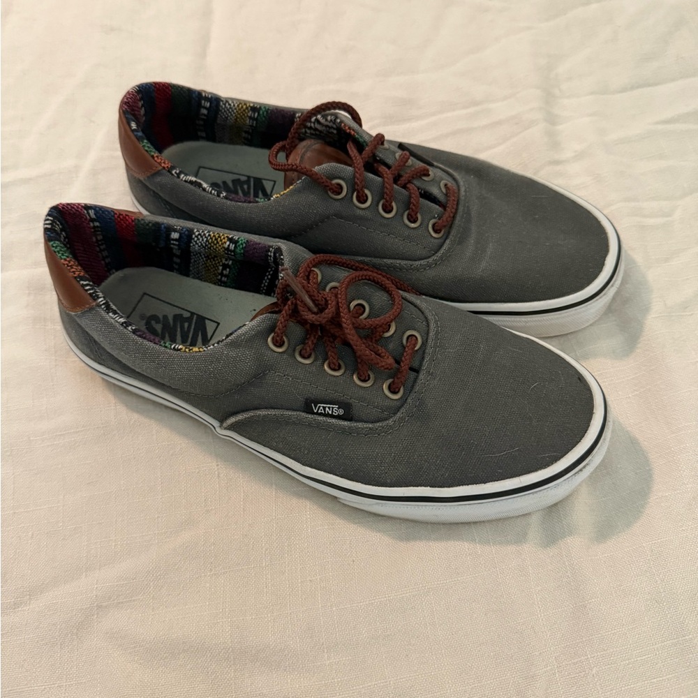 Vans Gray and Brown Men's Sneakers